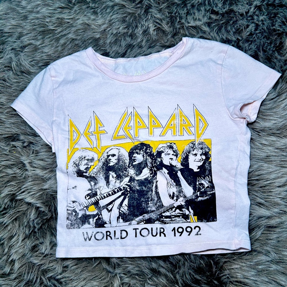 def leppard baby tee